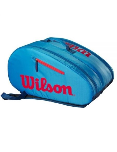 Paletero Wilson Padel Bag Azul Rojo Junior | Ofertas de pádel